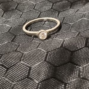 Silver and Crystal Ring